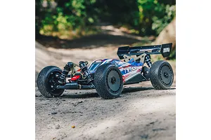 ARRMA Typhon 6S TLR Tuned 4X4 RC Buggy Electric Brushless 4WD 1/8 Scale RTR - Red/Blue image 72703
