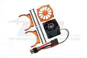 GPM Orange Aluminium Motor Heat Sink Set w/ Cooling Fan for SLE038A image 72819