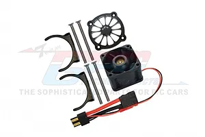 GPM Black Aluminium Motor Heat Sink Set w/ Cooling Fan for SLE038A image 72823