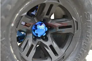 GPM Orange Aluminium 17mm Flanged Wheel Nuts 4Pcs image 72835