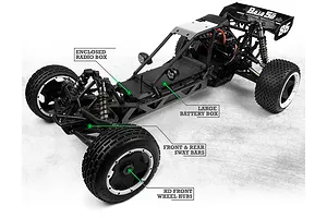 HPI Baja 5B Flux RC Buggy Electric 2WD 1/5 Scale Kit image 73004