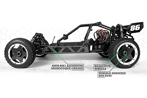 HPI Baja 5B Flux RC Buggy Electric 2WD 1/5 Scale Kit image 73005