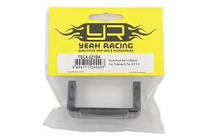 Yeah Racing black aluminium servo mount for Traxxas 4-Tec 2.0 and 3.0 in original retail packaging.