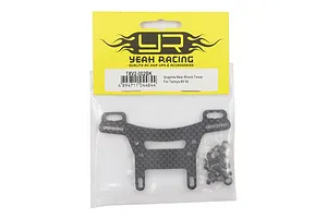 Yeah Racing carbon fibre rear shock tower for Tamiya XV-02 in original packaging with included mounting hardware.