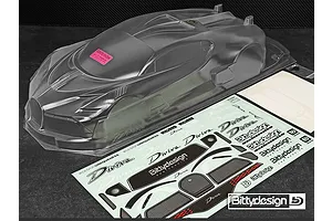 Bittydesign 1/8 Divina ARRMA Unpainted Body Shell w/ Decals image 73521