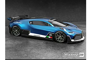 Bittydesign 1/8 Divina ARRMA Unpainted Body Shell w/ Decals image 73522