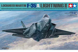 Tamiya 1/48 Lockheed Martin F-35A Lightning II Scaled Plastic Model Kit w/ Australian Decals image 73535