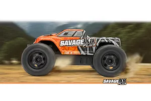 HPI Savage XS Flux RC Monster Truck Electric Brushless 4WD 1/12 Scale RTR - Orange image 73597