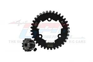 GPM Traxxas X-Maxx Medium Carbon 1.5Mod Steel 12T Pinion & 35T Spur Gear image 73694