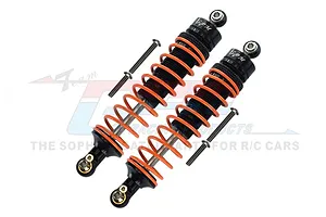 GPM Black Aluminium 102mm Heavy Duty Front Adjustable Shocks 2Pcs image 73816