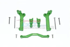 GPM Green Aluminium Front Shock Tower Set