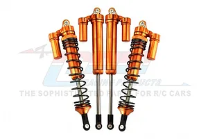 GPM Orange Aluminium Rear L-Shape Piggyback Shocks 4Pcs image 73835