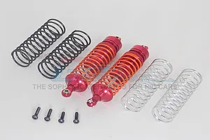 GPM Red Aluminium 102mm Rear Adjustable Shocks 2Pcs image 73837