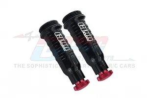 GPM Black Aluminium Front L-Shape Piggyback Shock Body 2Pcs