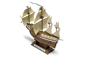 Airfix 1/400 Mary Rose Ship Scaled Plastic Model Kit Small Starter Set image 73995