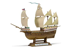 Airfix 1/400 Mary Rose Ship Scaled Plastic Model Kit Small Starter Set image 73996