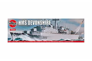 Airfix 1/600 HMS Devonshire Scaled Plastic Model Kit image 74045