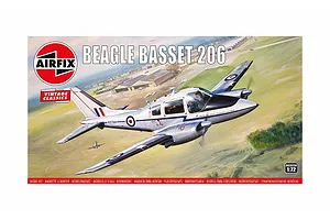 Airfix 1/72 Beagle Basset 206 Scaled Plastic Model Kit image 74057