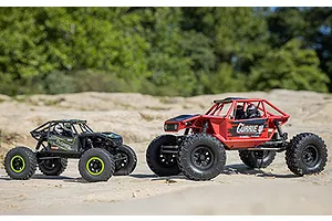 Axial UTB18 Capra Unlimited RC Rock Crawler Electric 4WD 1/18 Scale RTR - Fox Edition Grey image 74155