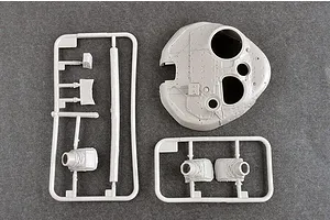 Trumpeter 1/35 Soviet T-72B1 w/ KMT-6 & Cage Armour Tank Scaled Plastic Model Kit image 74265