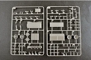 Trumpeter 1/35 Soviet T-72B1 w/ KMT-6 & Cage Armour Tank Scaled Plastic Model Kit image 74268