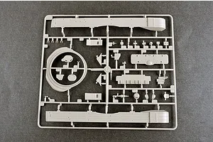 Trumpeter 1/35 Soviet T-72B1 w/ KMT-6 & Cage Armour Tank Scaled Plastic Model Kit image 74269