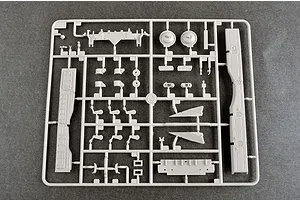 Trumpeter 1/35 Soviet T-72B1 w/ KMT-6 & Cage Armour Tank Scaled Plastic Model Kit image 74271