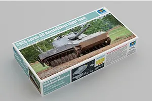 Trumpeter 1/35 Russian 2S25 Sprut-SD Amphibious Light Tank Scaled Plastic Model Kit image 74277