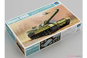 Trumpeter 1/35 Soviet Object 490B Prototype Tank Scaled Plastic Model Kit image 74293