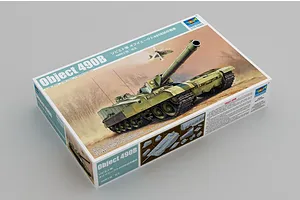 Trumpeter 1/35 Soviet Object 490B Prototype Tank Scaled Plastic Model Kit image 74298
