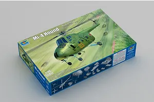 Trumpeter 1/48 Soviet Mi-4 Hound Transport Helicopter Scaled Plastic Model Kit image 74372