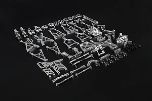 Rovan Baja Silver Aluminium Complete Suspension Upgrade Kit image 74414
