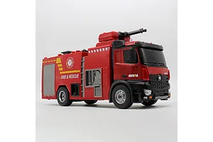 Huina Fire Truck with Water Cannon RC Fire Truck Electric 2WD 1/14 Scale RTR image 74483
