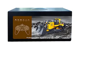 HuiNa 1554 RC Bulldozer Electric Tracked 1/16 Scale RTR with LED Lights and Sound Board image 74498