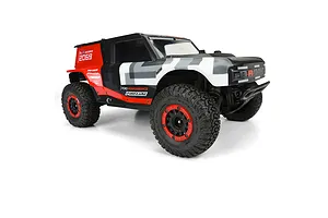 Pro-Line 2.2/3.0" Raid Black Bead-Loc Rims 2Pcs w/ Red Beadlock Rings image 74712