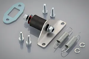 Olimat Engineering Losi 5IVE-T 2.0 Silenced Exhaust Pipe Set image 74794