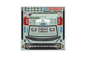 Pro-Line 1/8 2021 Ford Bronco Clear Unpainted Body Shell image 75017