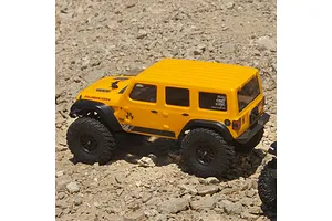 Axial SCX24 2019 Jeep Wrangler JLU CRC RC Rock Crawler Electric 4WD 1/24 Scale RTR - Yellow image 75085