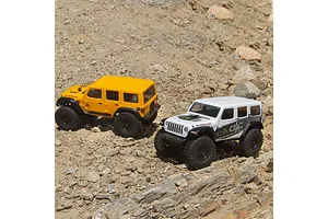 Axial SCX24 2019 Jeep Wrangler JLU CRC RC Rock Crawler Electric 4WD 1/24 Scale RTR - Yellow image 75086