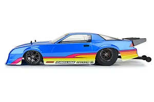 Pro-Line 1/10 1985 Blue Chevy Camaro IROC-Z 22S Drag Car Painted Body Shell image 75117