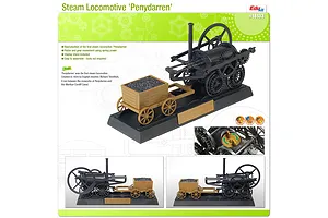 Academy Steam Locomotive Penydarren Edukit Scaled Plastic Model Kit image 75206