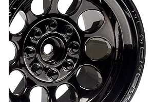 HPI 3.2" Bullet Black Chrome Rims 2Pcs image 7522