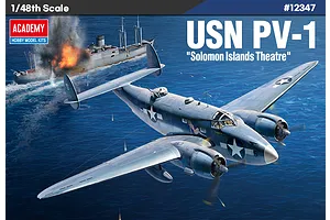 Academy 1/48 USN PV-1 "Solomon Islands Theatre" Bomber Scaled Plastic Model Kit image 75214