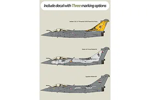Academy 1/48 Rafale C "EC 1/7 Provence 2012" Fighter Jet Scaled Plastic Model Kit image 75217