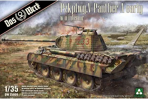 Das Werk 1/35 Panther Ausf.A early Tank Scaled Plastic Model Kit