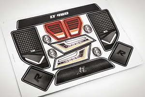 Rovan 1/5 5IVE-T Completed Painted Blue Body Shell & Roll Cage Kit image 75382