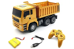 HuiNa 1332 Dump Truck RC Construction Vehicle Electric 1/18 Scale RTR image 75401