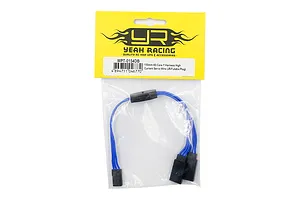 Yeah Racing 150mm Blue Y-Harness High Current Servo Wire w/ JR/Futaba Plug image 75434