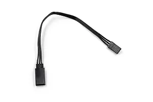 Yeah Racing 150mm Black High Current Servo Wire w/ JR/Futaba Plug image 75441