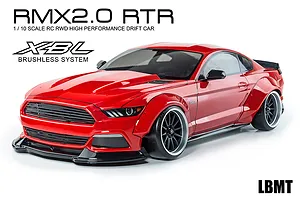 MST RMX 2.0 LBMT RC Drift Car Electric Brushless 2WD 1/10 Scale RTR - Red image 75475